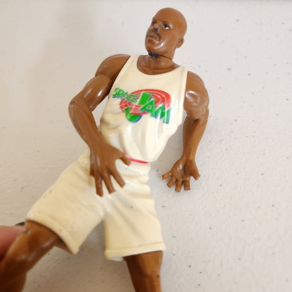 Space Jam Tune Squad Charles Barkley Action Figure Basketball Toy Plastic 1996 - Picture 3 of 6